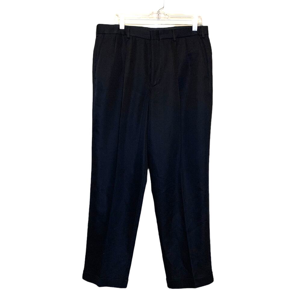 Dockers men black pleated dress pants size 36W x 30